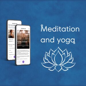 Meditation and yoga app create